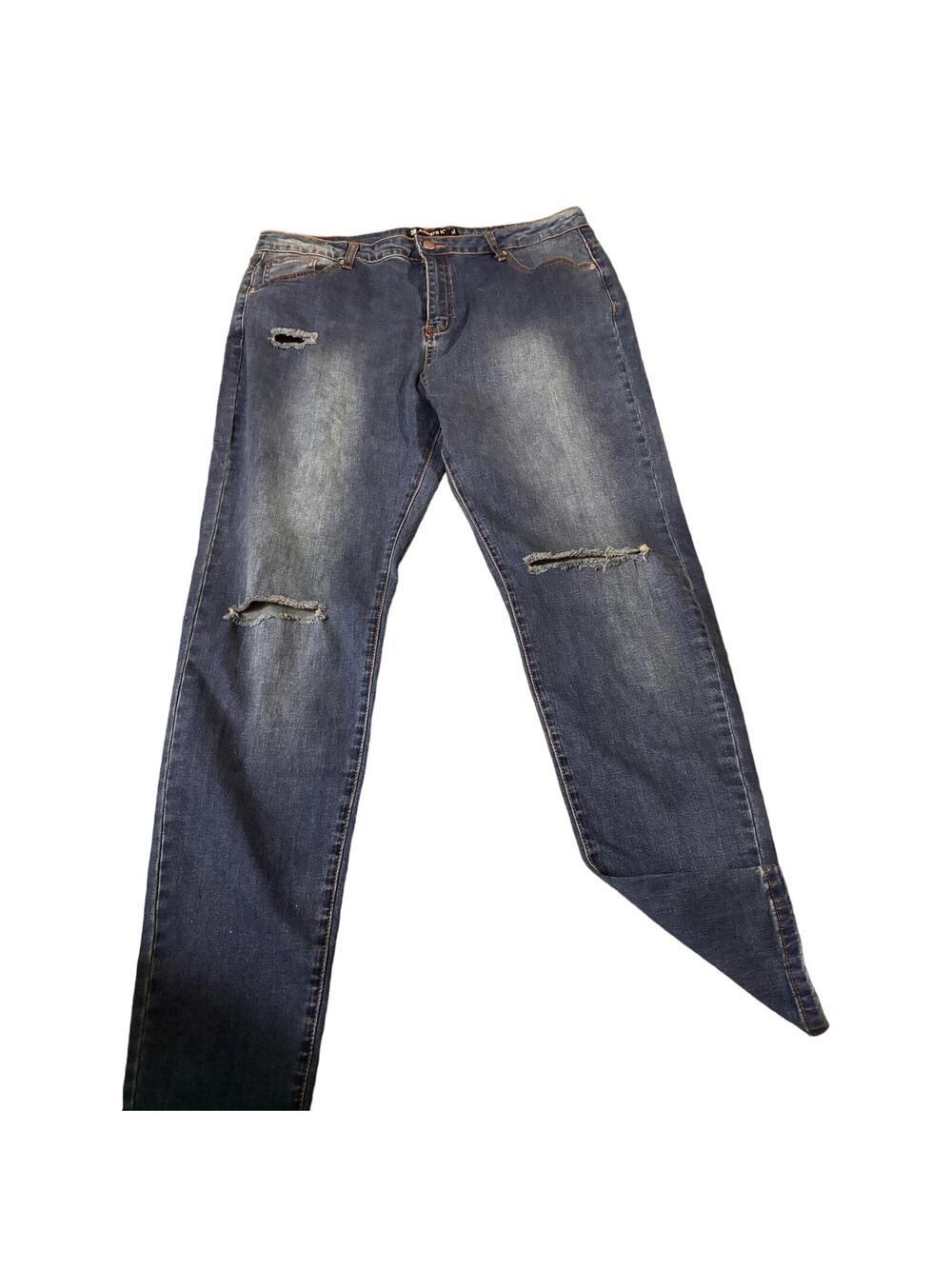 Allegra K Women's Distressed Jeans Size XL, NWT
